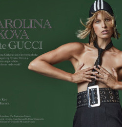 Karolina Kurkova Exquisite Gucci