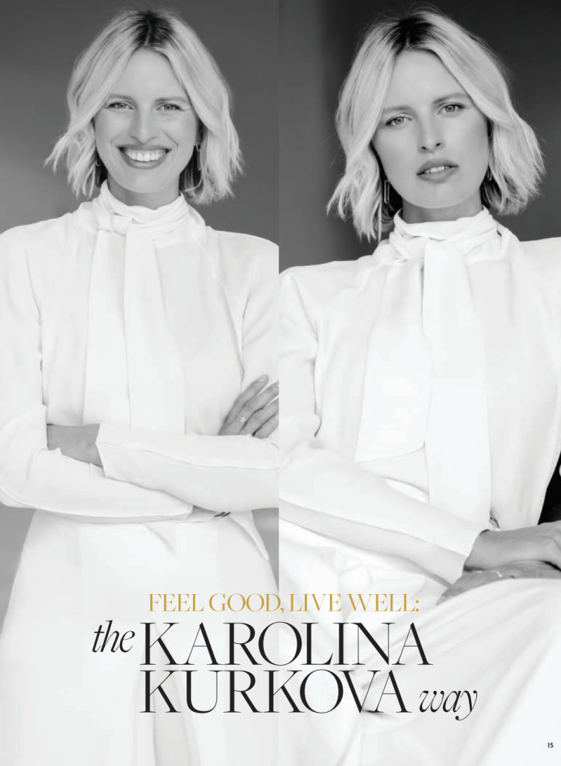 Karolina Kurkova featured in The Karolina Kurkova Way, February 2022