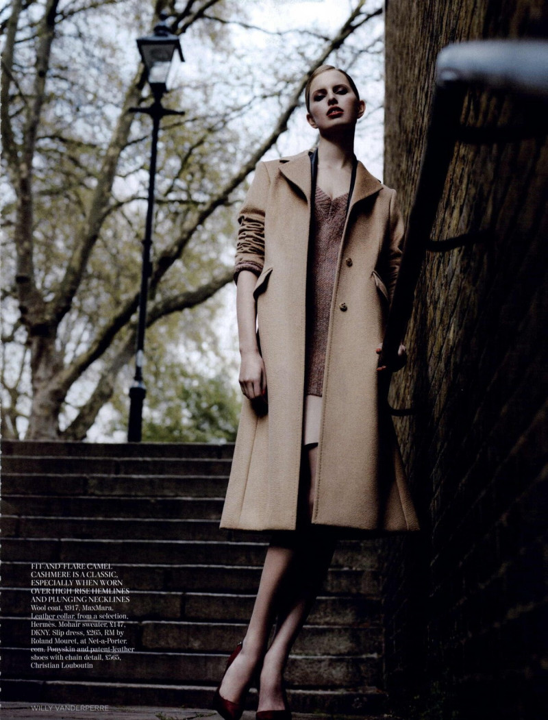 Karolina Kurkova featured in Coat Tales, August 2010