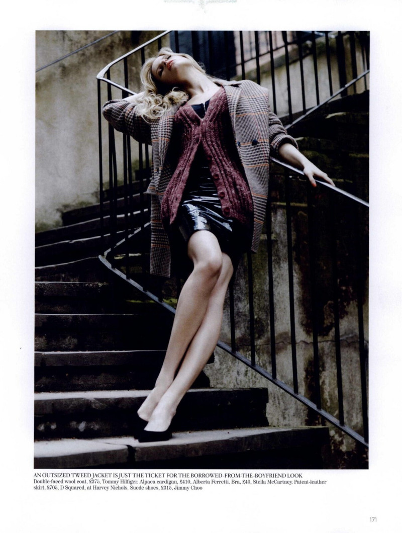 Karolina Kurkova featured in Coat Tales, August 2010