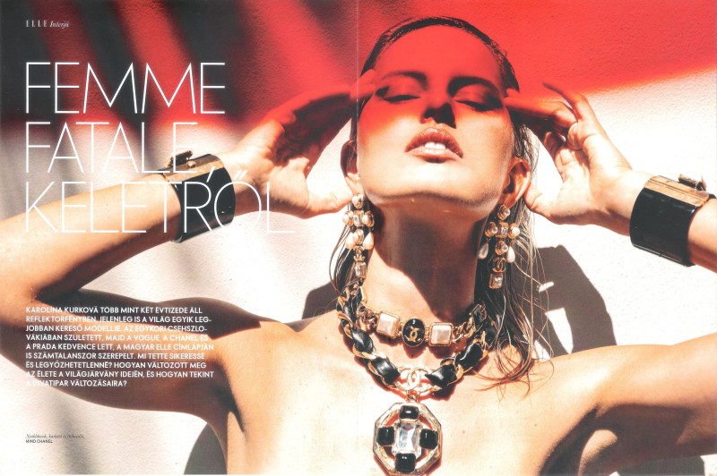 Karolina Kurkova featured in Femme Fatale Keletrol, December 2020