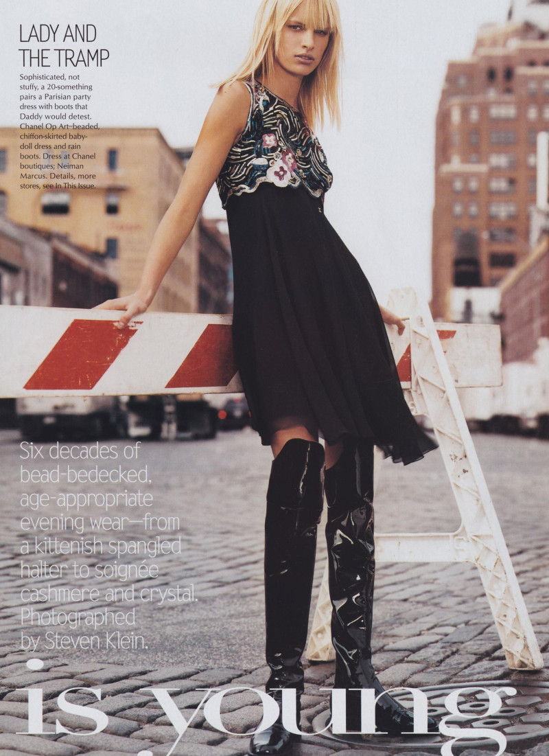 Karolina Kurkova featured in The Night is Young, August 2001