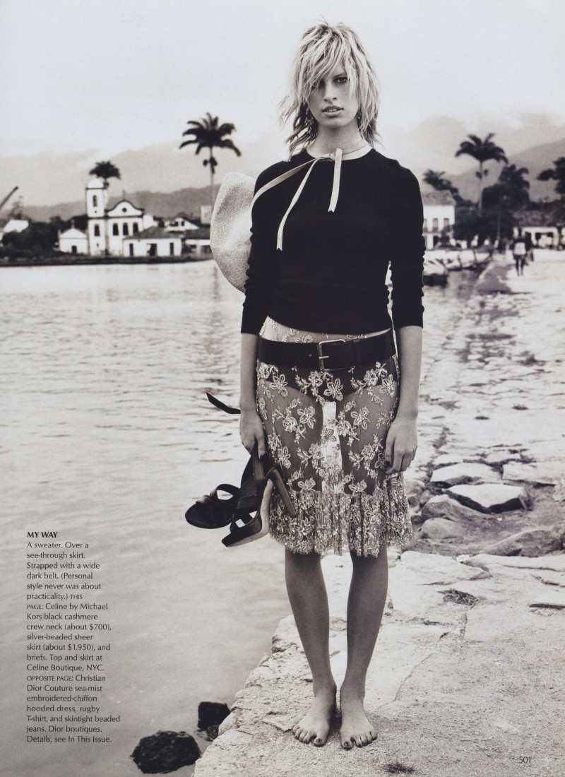 Karolina Kurkova featured in The Power of Personality: Go Your Own Way, March 2002