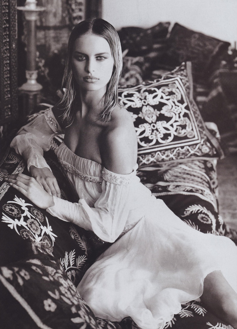 Karolina Kurkova featured in The Damsel Dress, July 2002