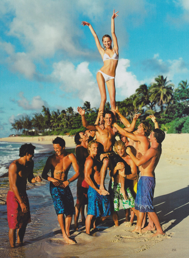 Karolina Kurkova featured in Good Vibrations, May 2001