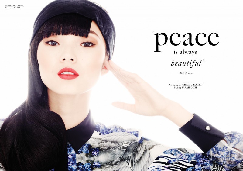 Xiao Wen Ju featured in Peace Is Always Beautiful, March 2013