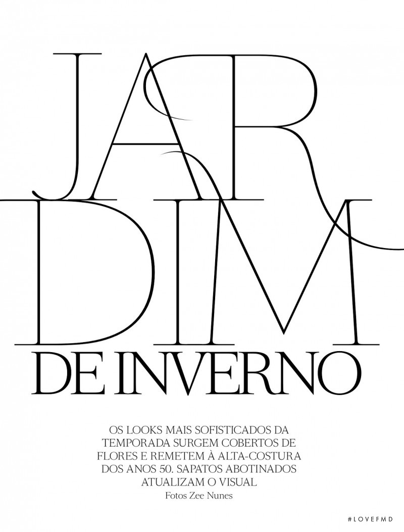 Daiane Conterato featured in Jardim De Inverno, April 2013