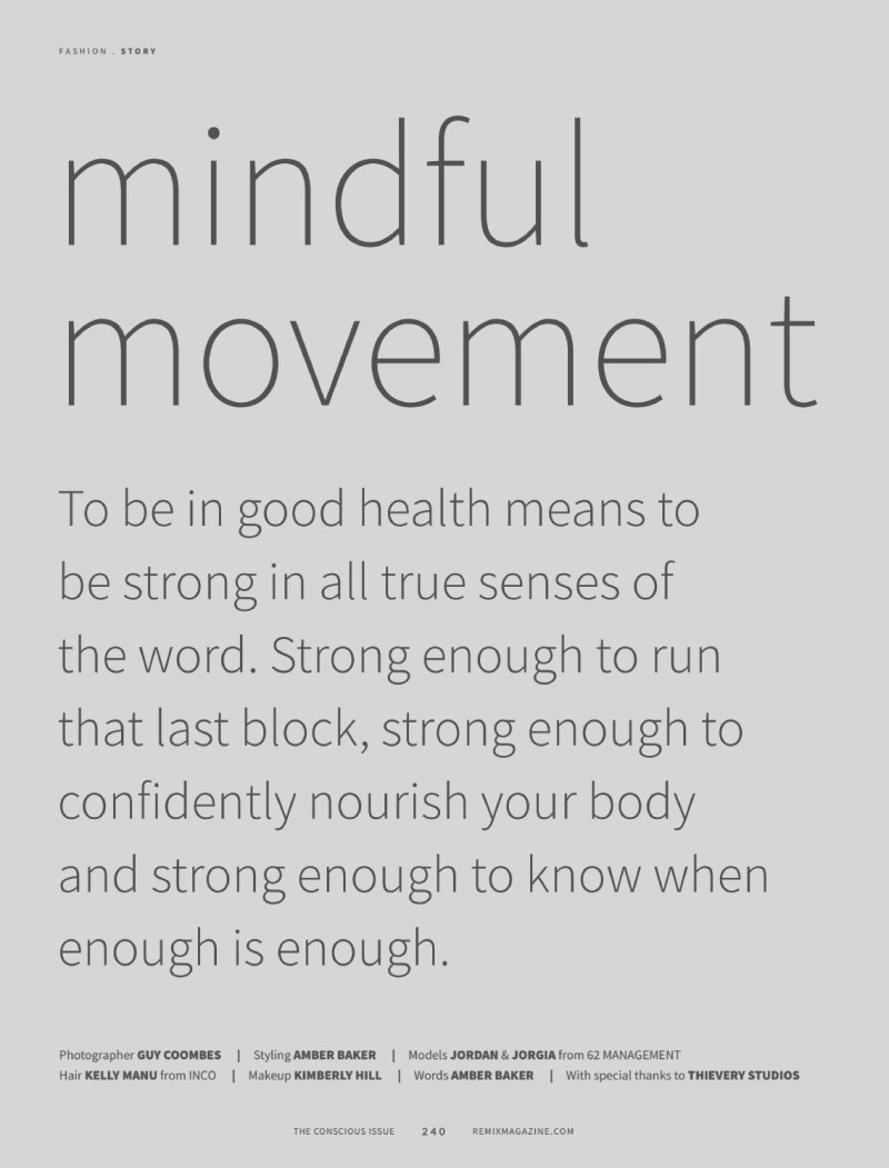 Mindful Movement, April 2020