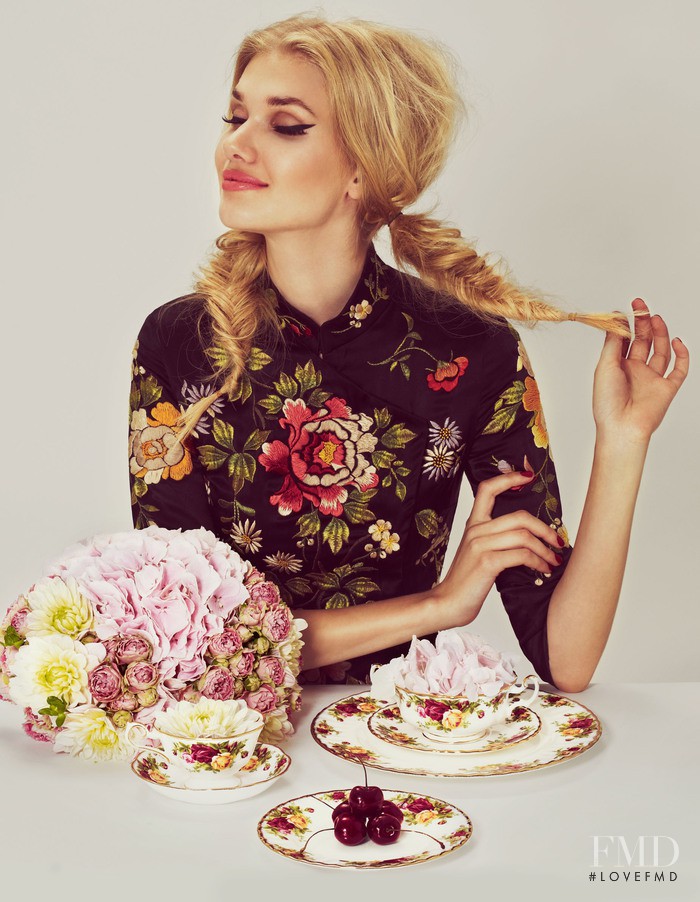 Yulia Terentieva featured in A mad hat & a tea party, October 2011