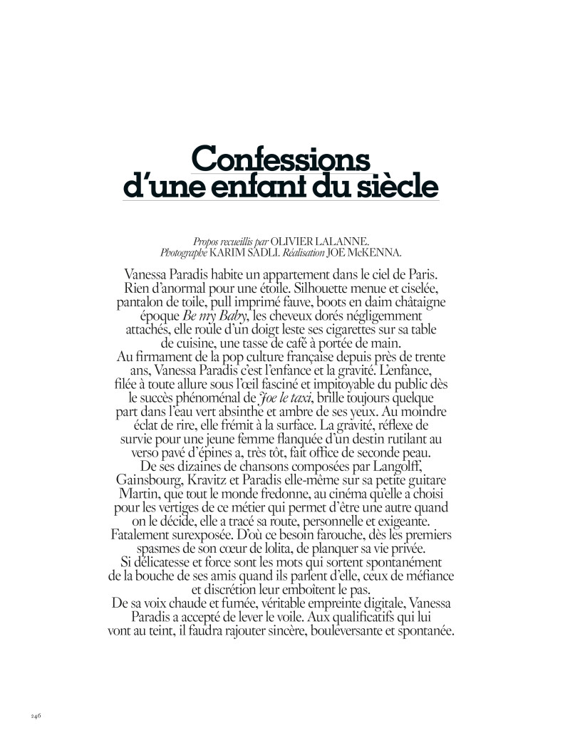 Confessions D\'une Enfant Du Siècle, December 2015