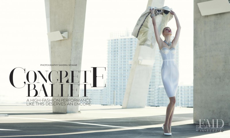 Yulia Terentieva featured in Concrete Ballet, January 2012