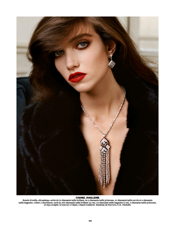 Grace Hartzel featured in Etat De Grace, October 2014