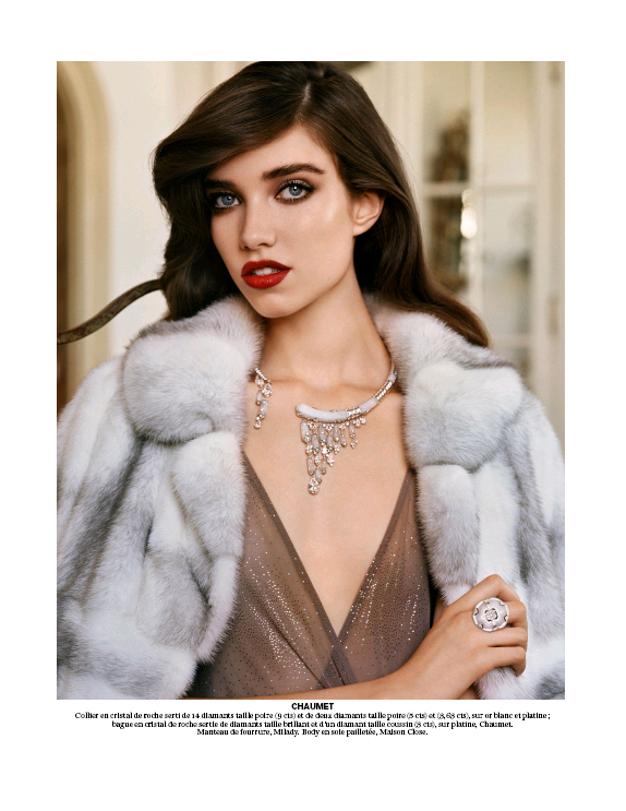 Grace Hartzel featured in Etat De Grace, October 2014