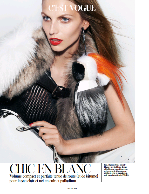 Karlina Caune featured in C\'est Vogue, October 2014