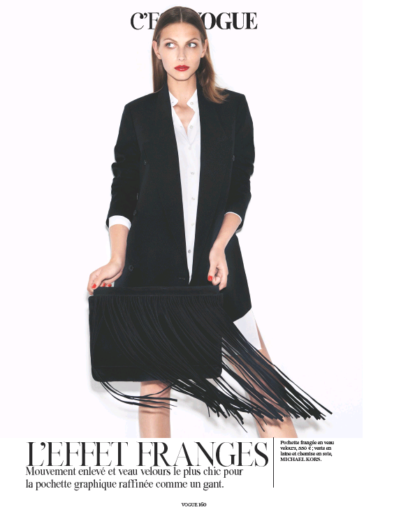 Karlina Caune featured in C\'est Vogue, October 2014