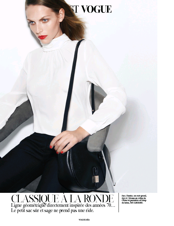 Karlina Caune featured in C\'est Vogue, October 2014