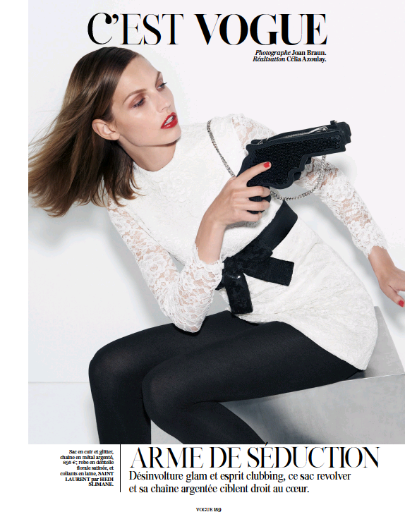 Karlina Caune featured in C\'est Vogue, October 2014