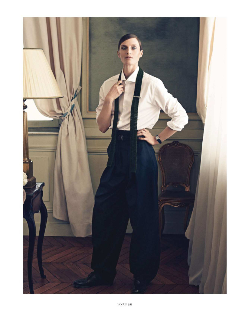 Vivien Solari featured in Vie De La Château, March 2014