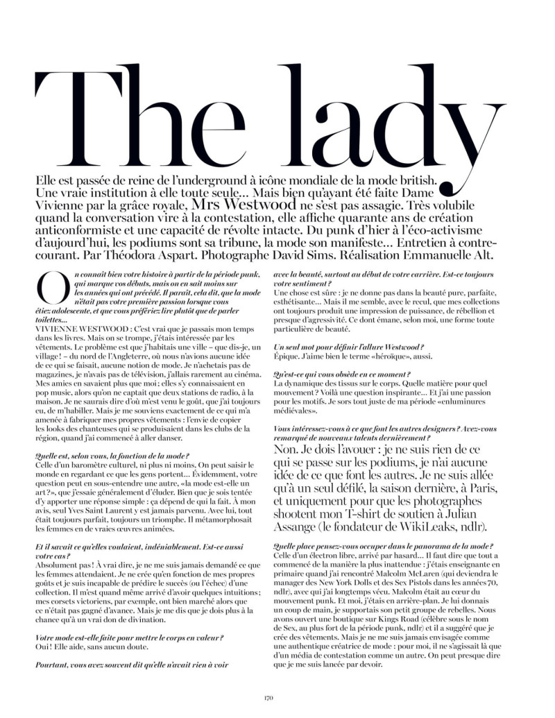 The Lady, August 2013