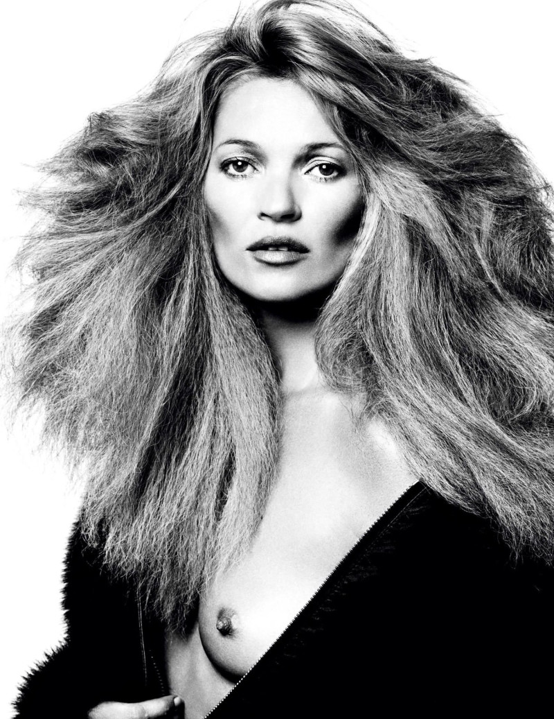 Kate Moss featured in La Fibre Londonienne, August 2013