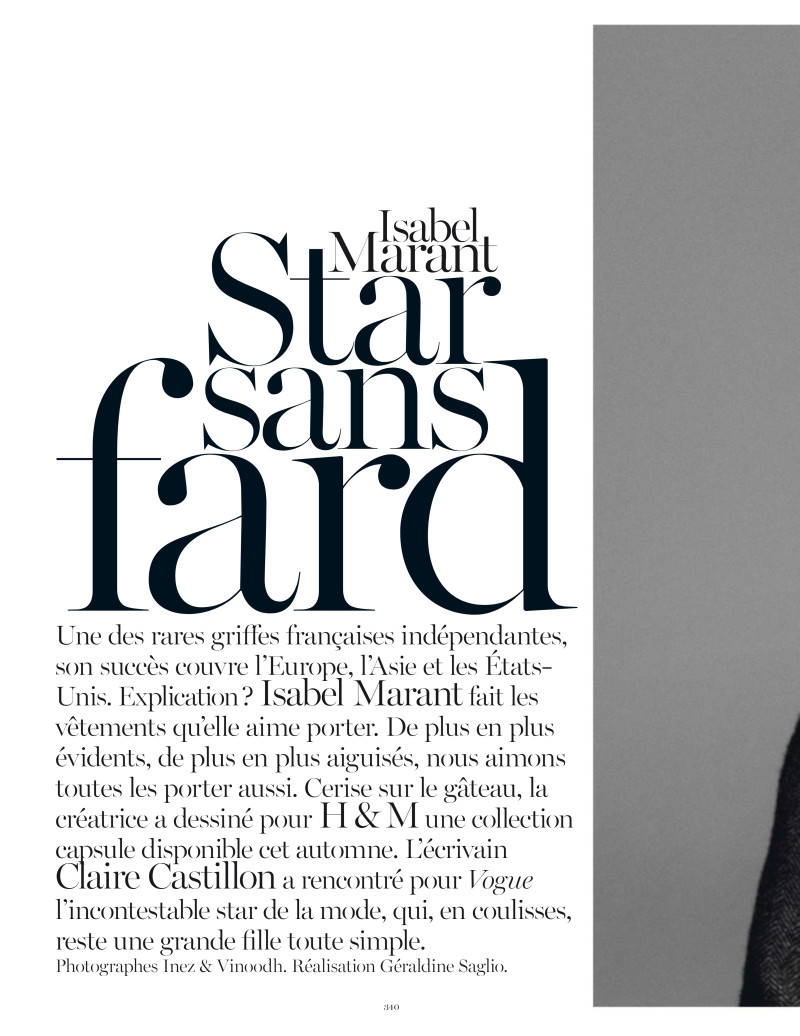 Isabel Marant Star Sans Fard, October 2013