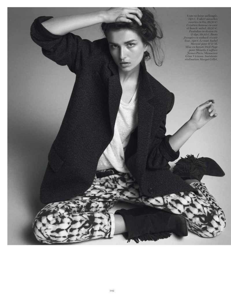 Andreea Diaconu featured in Isabel Marant Star Sans Fard, October 2013