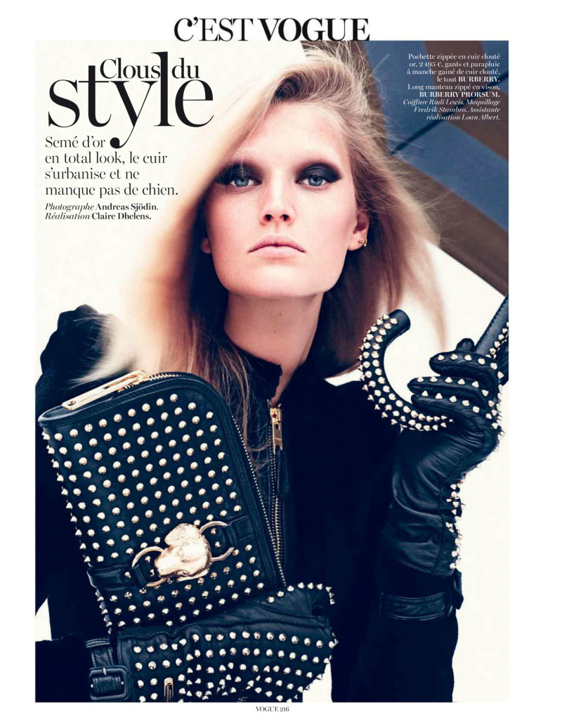 Toni Garrn featured in C\'est Vogue, September 2012