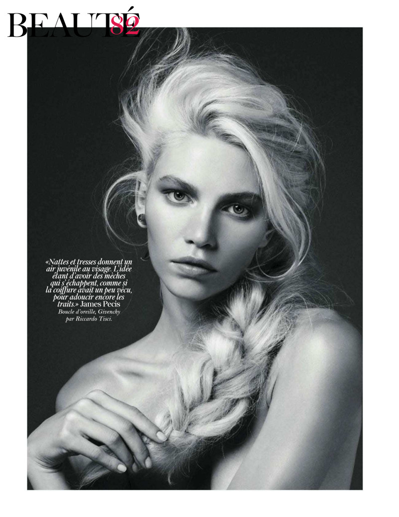 Aline Weber featured in Tressage Sauvage, February 2012