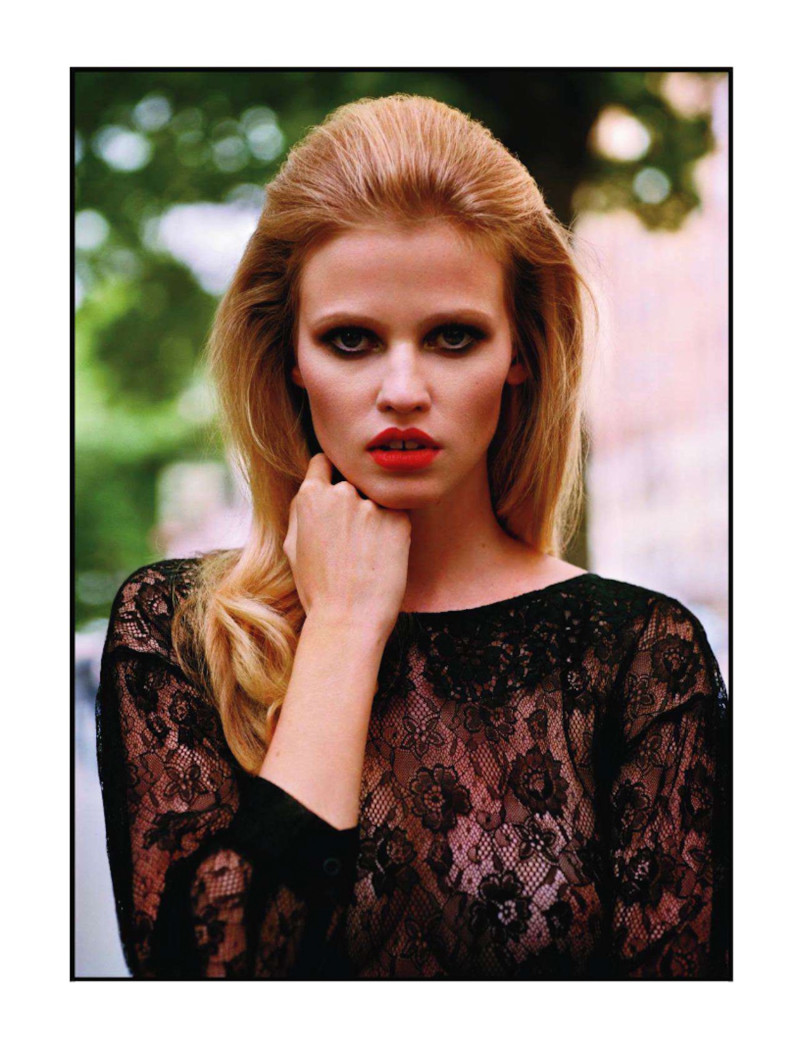 Lara Stone featured in Central Park, November 2011