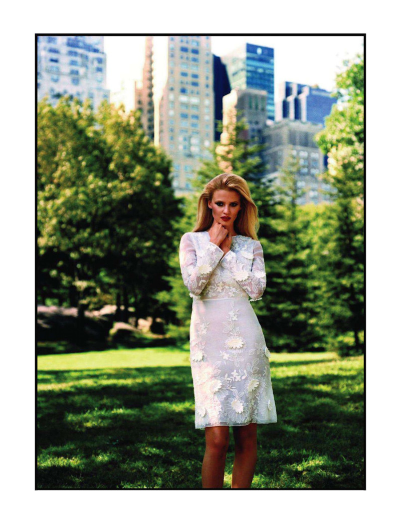 Lara Stone featured in Central Park, November 2011