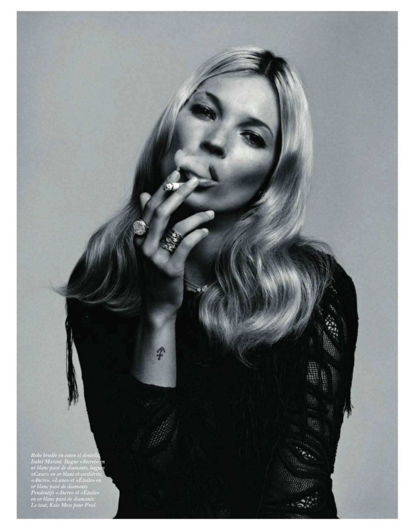 Kate Moss featured in Kate Sur La Peau, October 2011