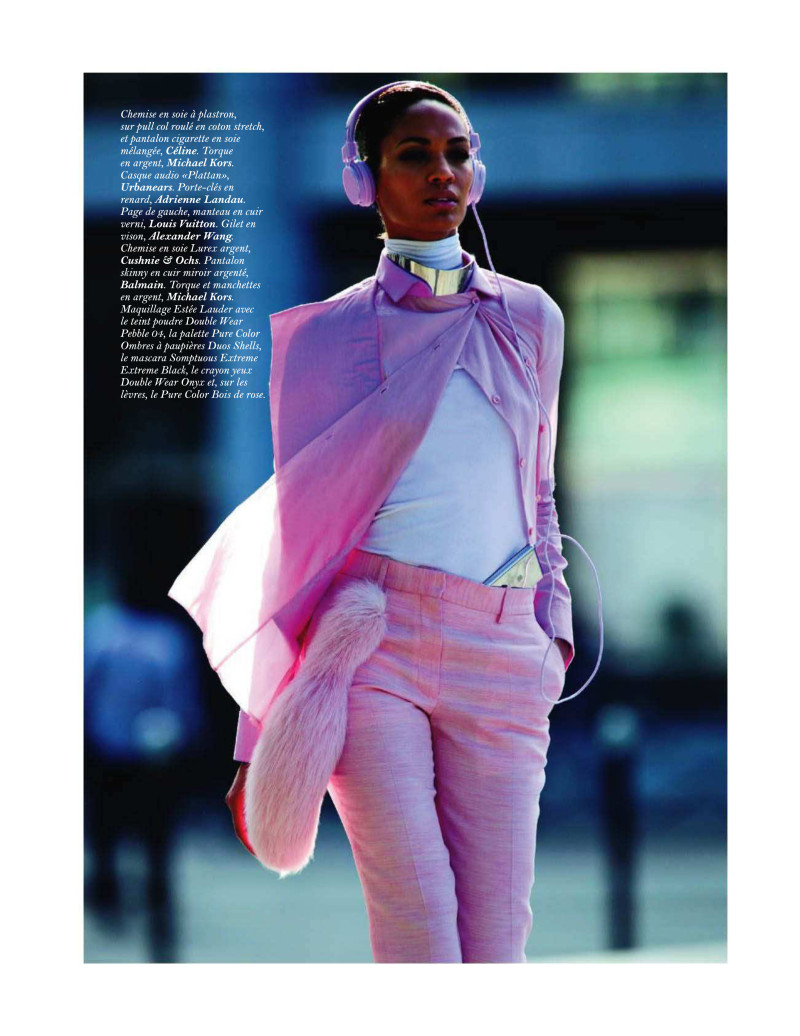 Joan Smalls featured in Une Femme Pressée, October 2011