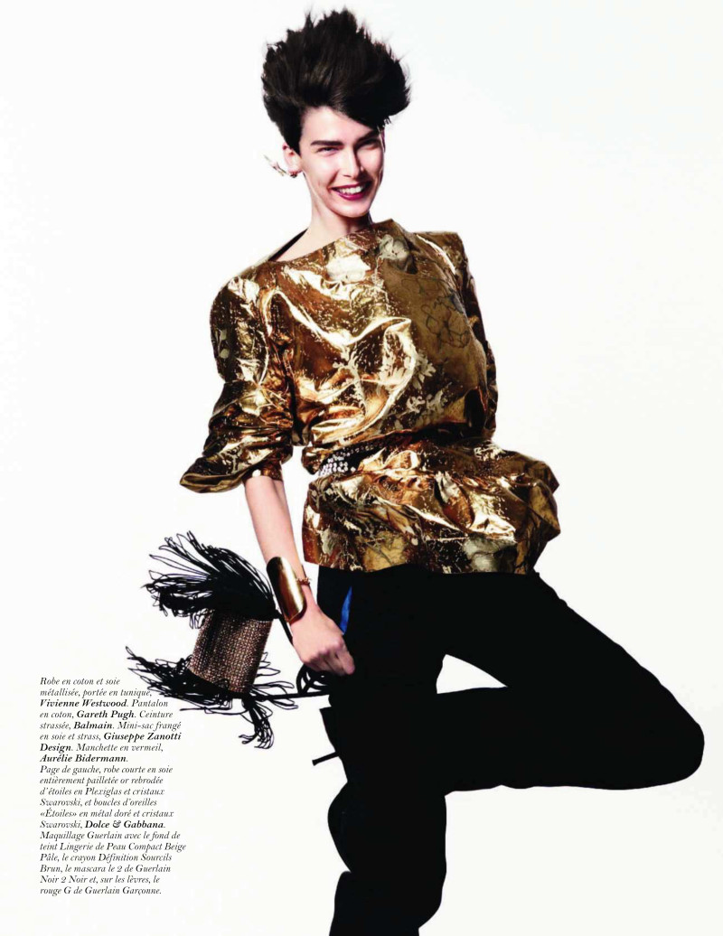 Kristina Salinovic featured in Funny Face, September 2011