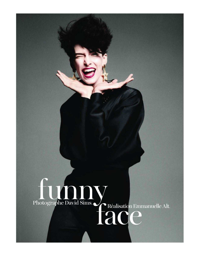 Kristina Salinovic featured in Funny Face, September 2011