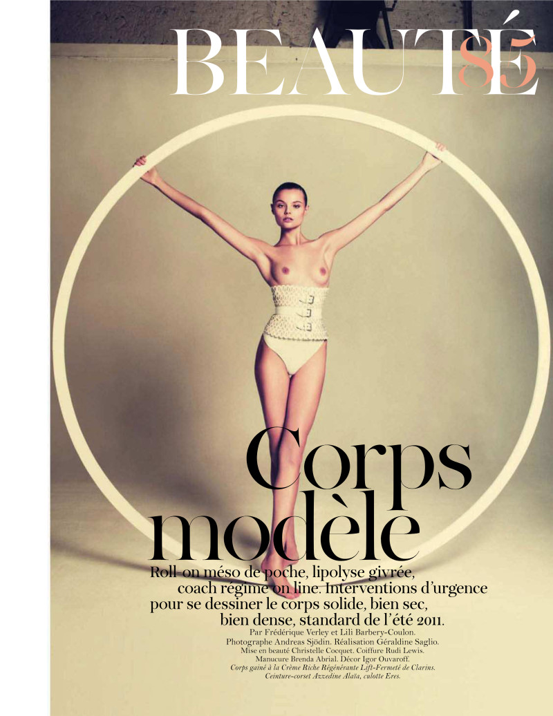 Magdalena Frackowiak featured in Corps Modèle, April 2011