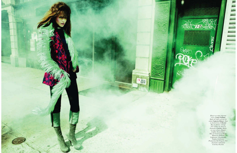 Freja Beha Erichsen featured in Diva, May 2011