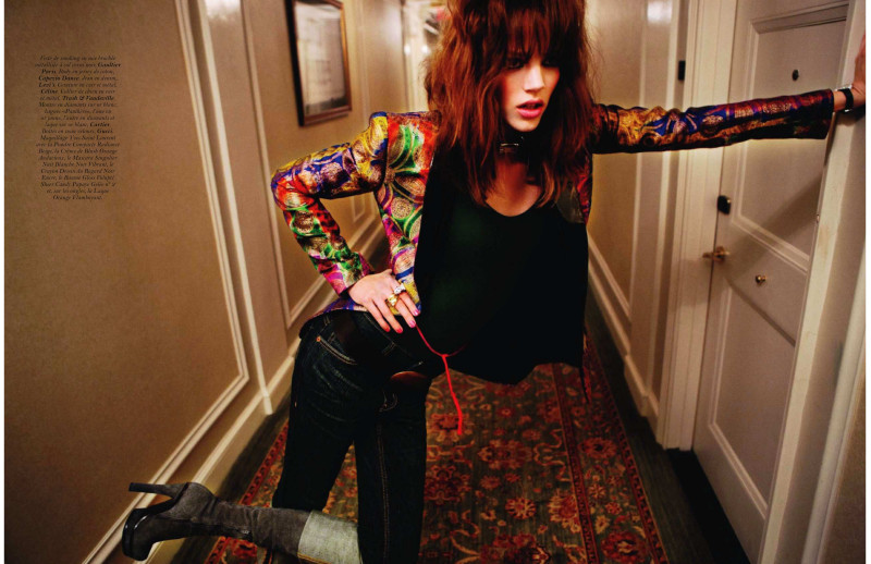 Freja Beha Erichsen featured in Diva, May 2011