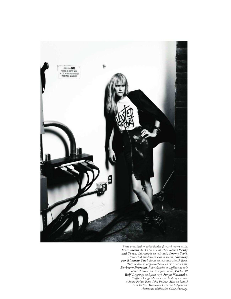 Malgosia Bela featured in Sur Le Devant, May 2011