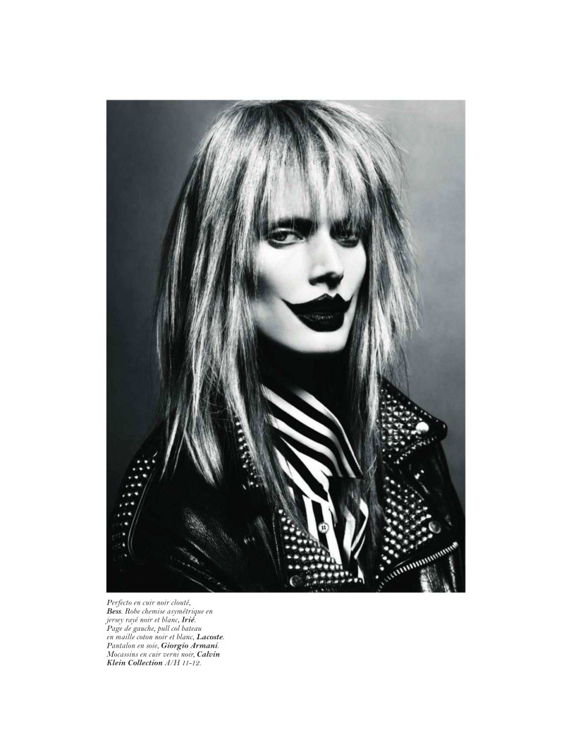 Malgosia Bela featured in Sur Le Devant, May 2011