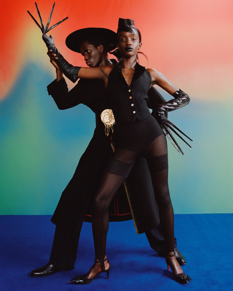 Maty Fall Diba featured in Schiaparelli, July 2022