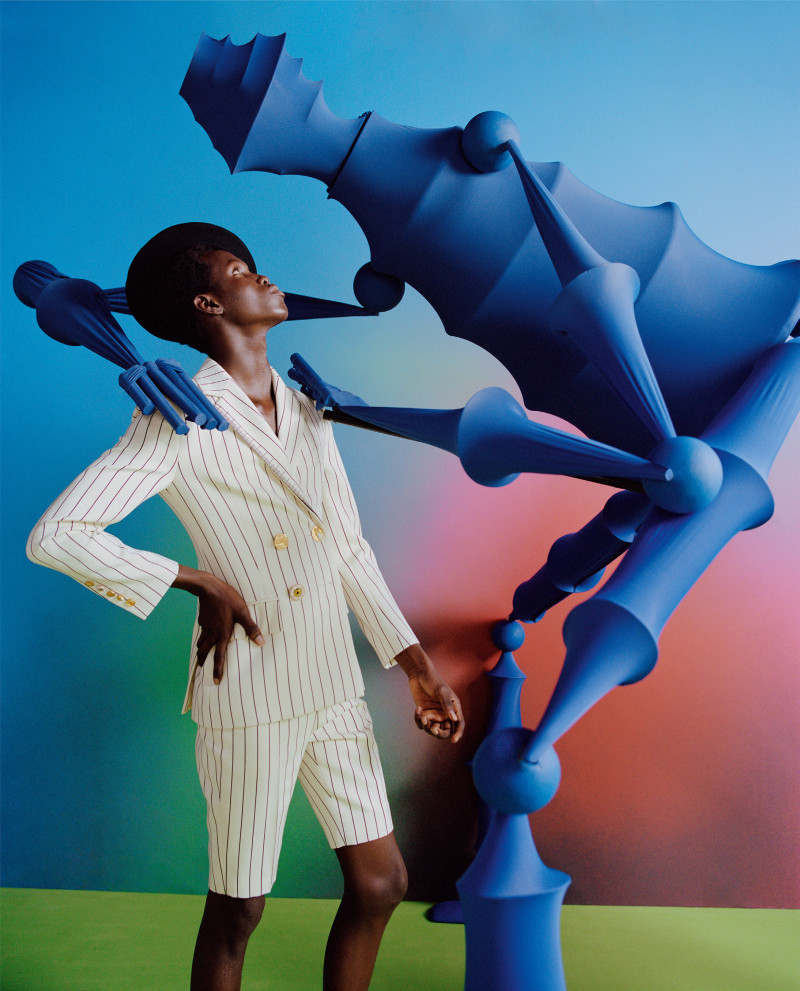 Maty Fall Diba featured in Schiaparelli, July 2022