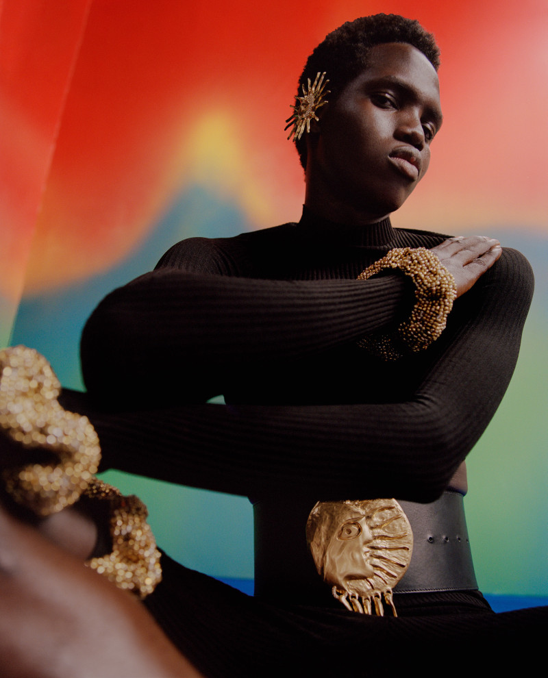 Maty Fall Diba featured in Schiaparelli, July 2022