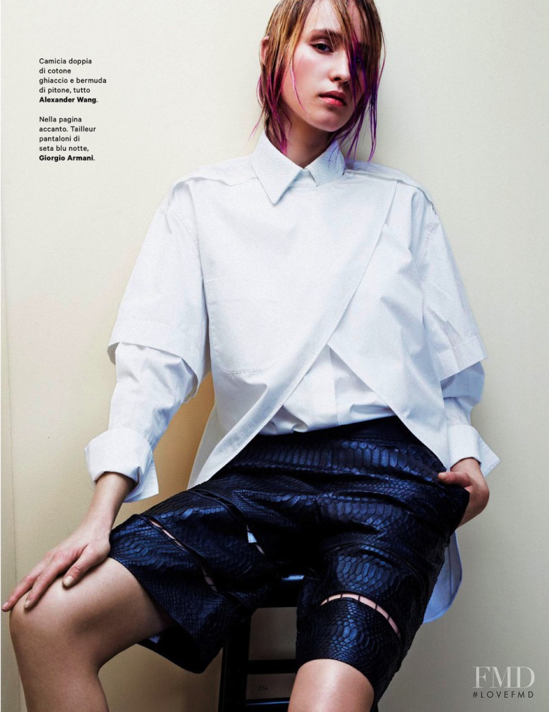 Anastasia Mashukova featured in Il Nuovo Minimal, April 2013