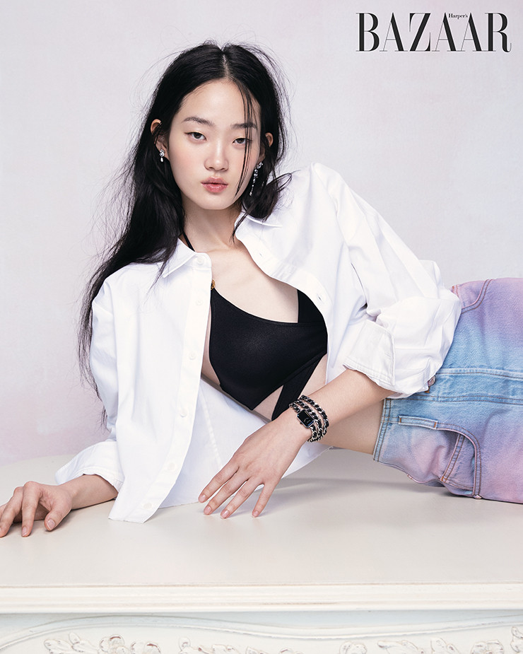 Hyun Ji Shin featured in Chanel, December 2023