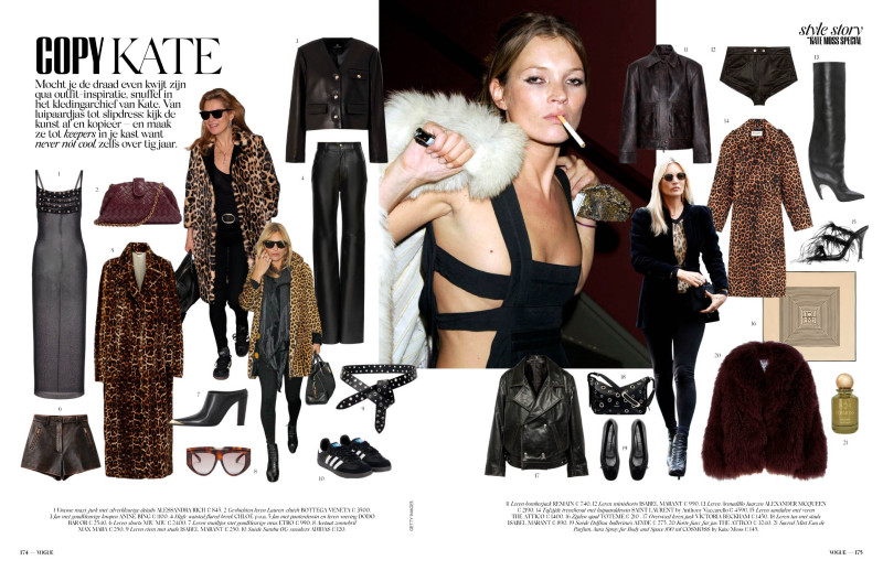 Kate Moss featured in Kate Moss Special, April 2024