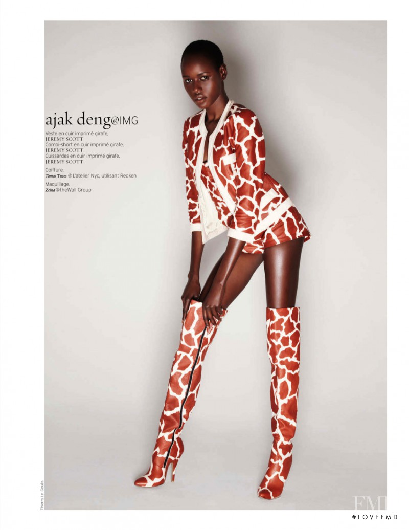 Ajak Deng featured in Born To Be A Model, March 2013