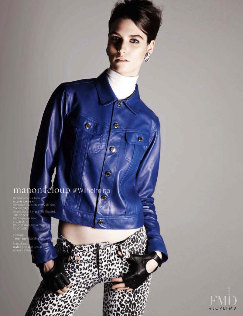 Manon Leloup featured in Born To Be A Model, March 2013