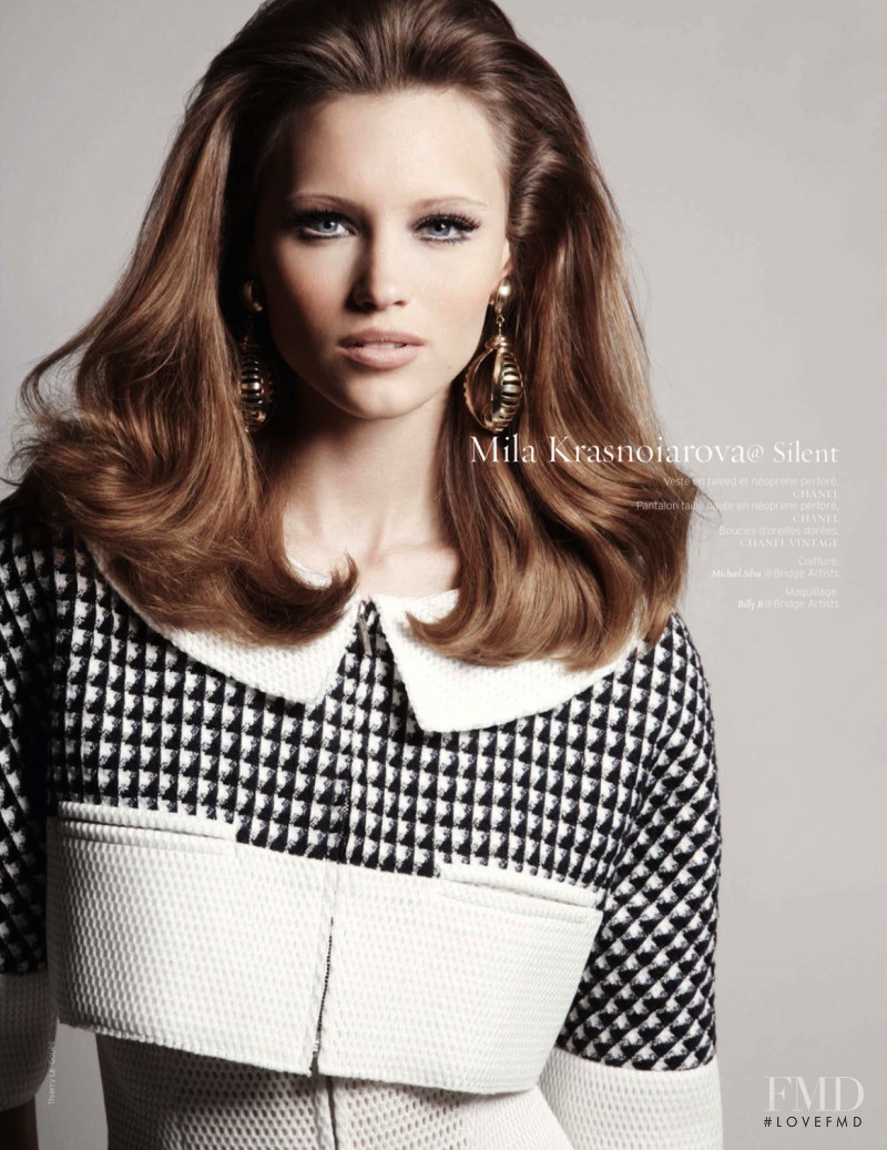 Mila Krasnoiarova featured in Born To Be A Model, March 2013