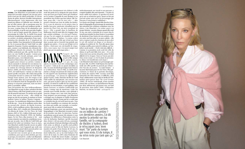 Cate Blanchett Dans La Force De L\'art, January 2023