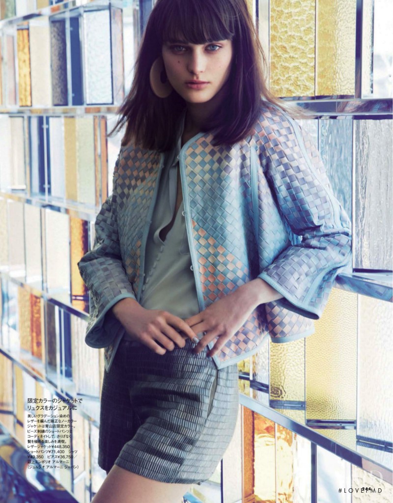 Ksenia Nazarenko featured in Emporio Armani, May 2013